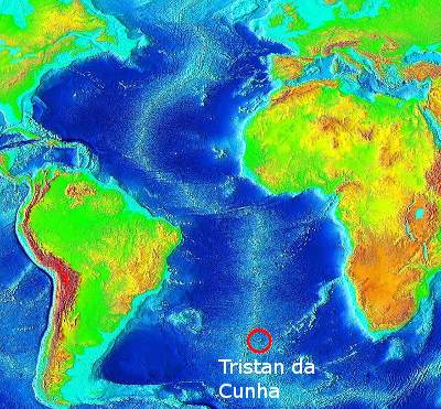Tristan in South Atlantic